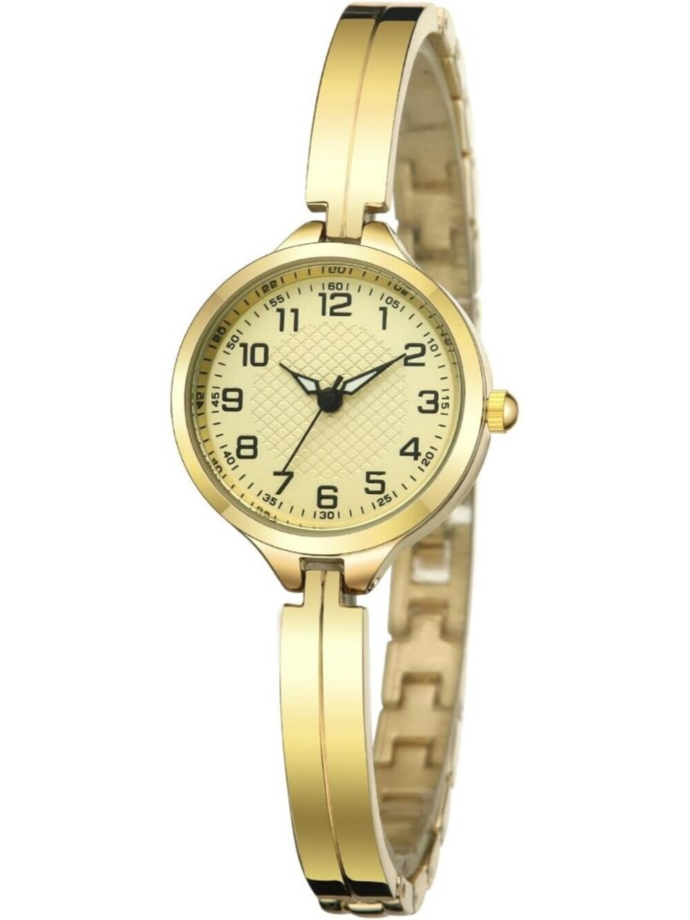 Women's Gold Quartz Bracelet Solid Reloj Para Mujer Small Dainty Wrist Watch